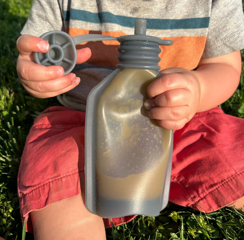 Silicone Baby Food Pouches - Reusable