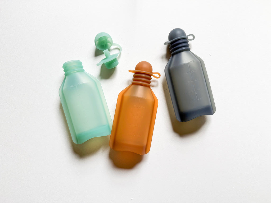 Silicone Baby Food Pouches - Reusable