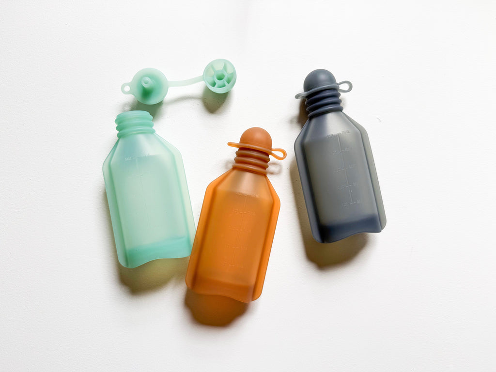 Silicone Baby Food Pouches - Reusable