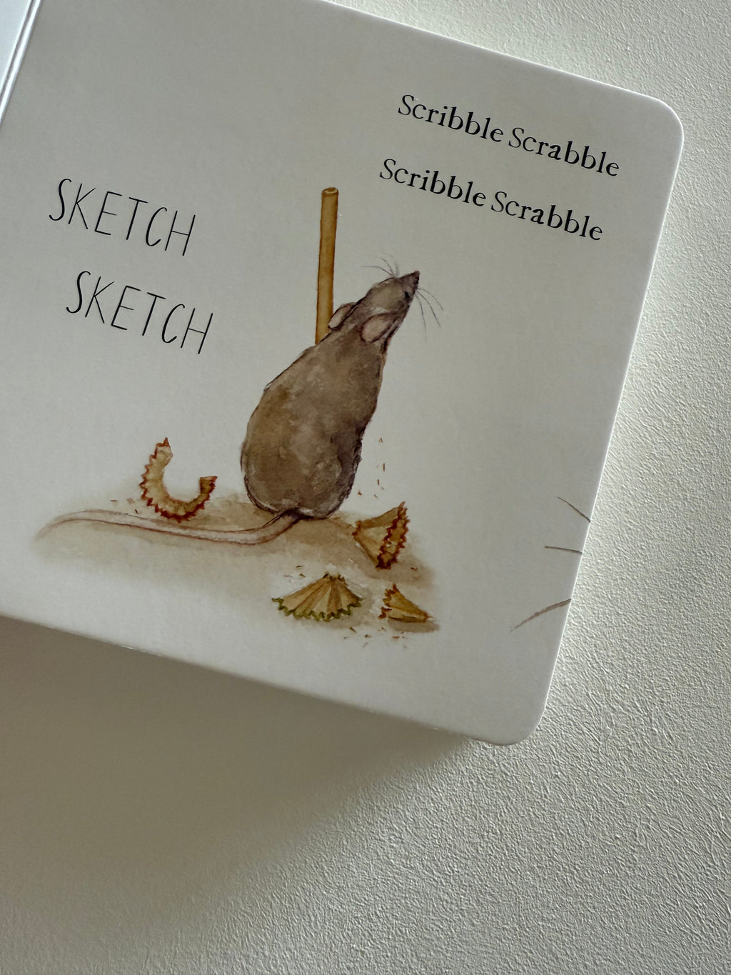 Scribble Scrabble - A first words & shapes book
