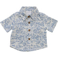Santorini Linen Button Up Shirt