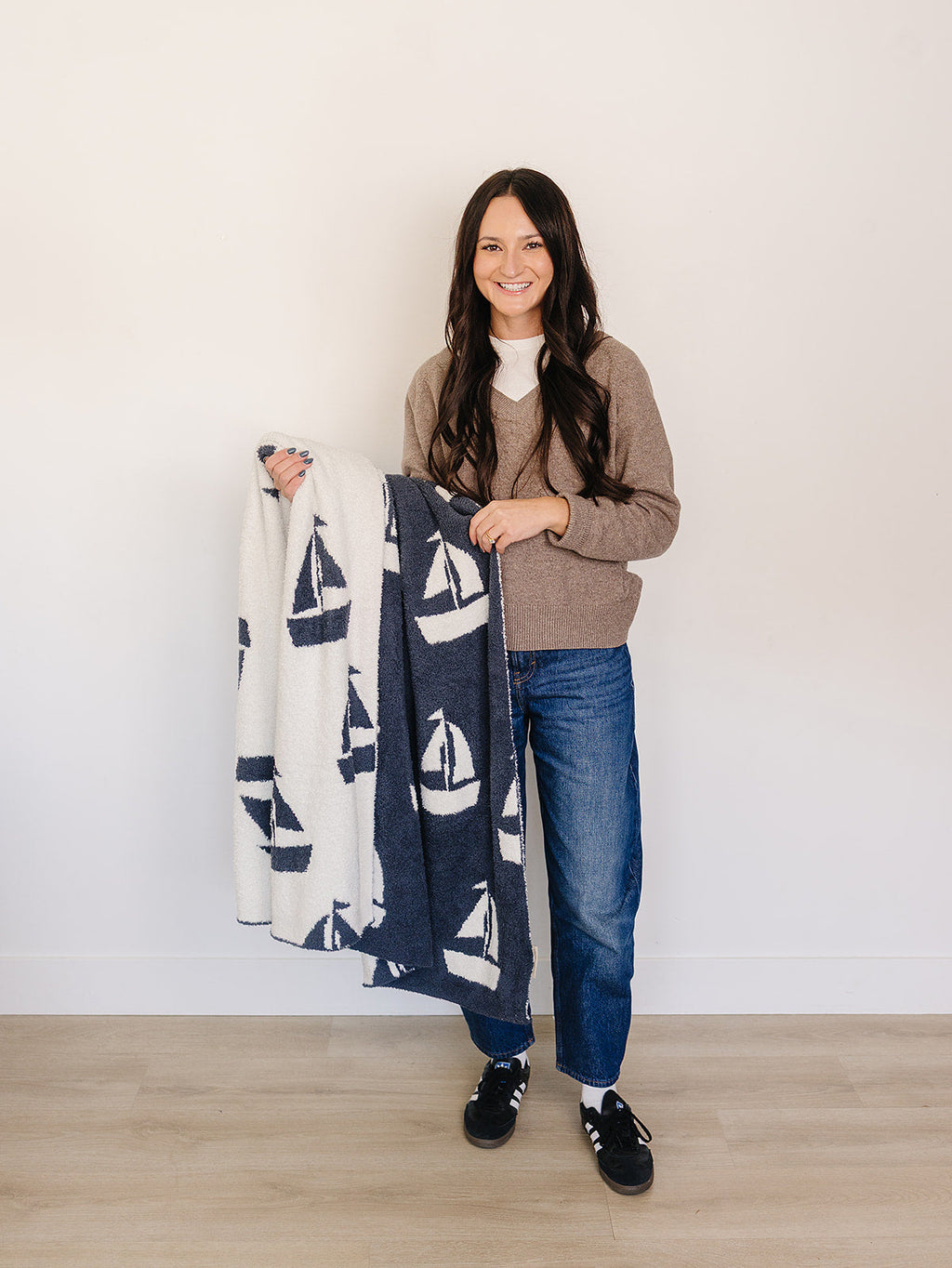Sailboat Plush Blanket