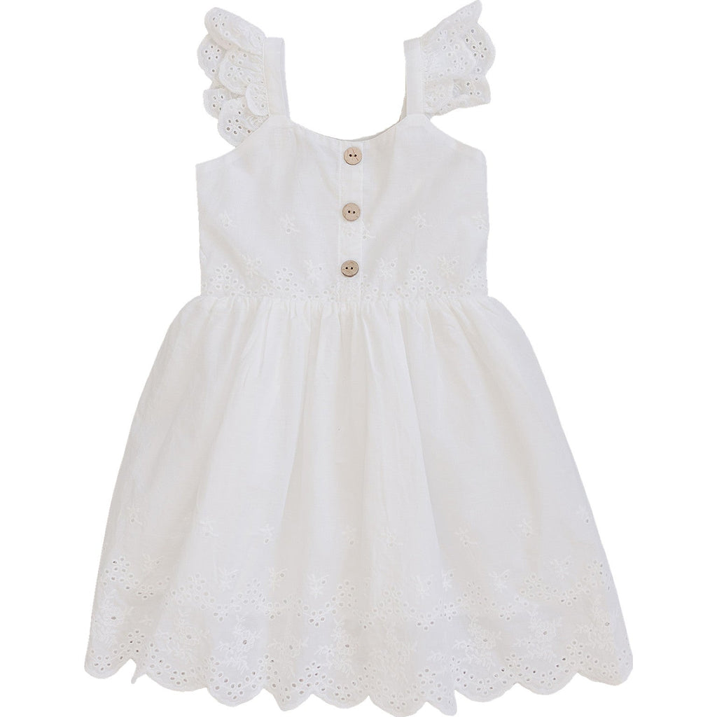White Eyelet Dress