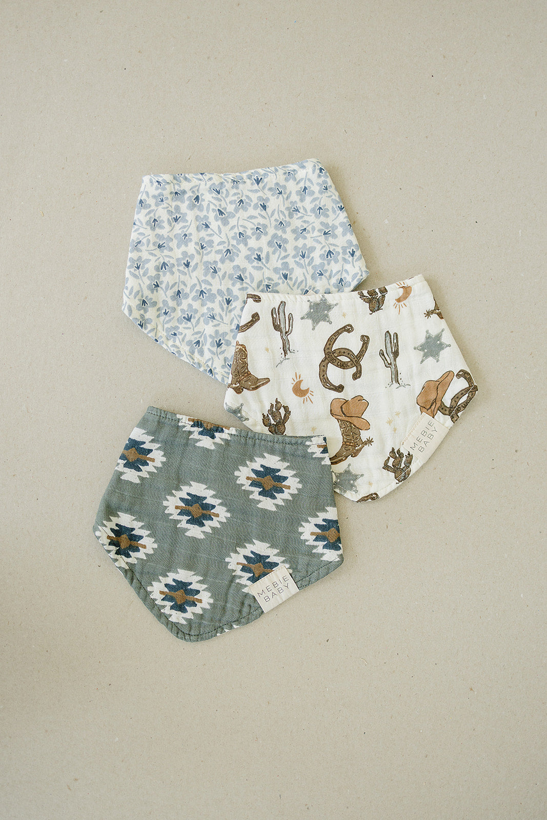 Outlaw Cowboy Classic Muslin Bib
